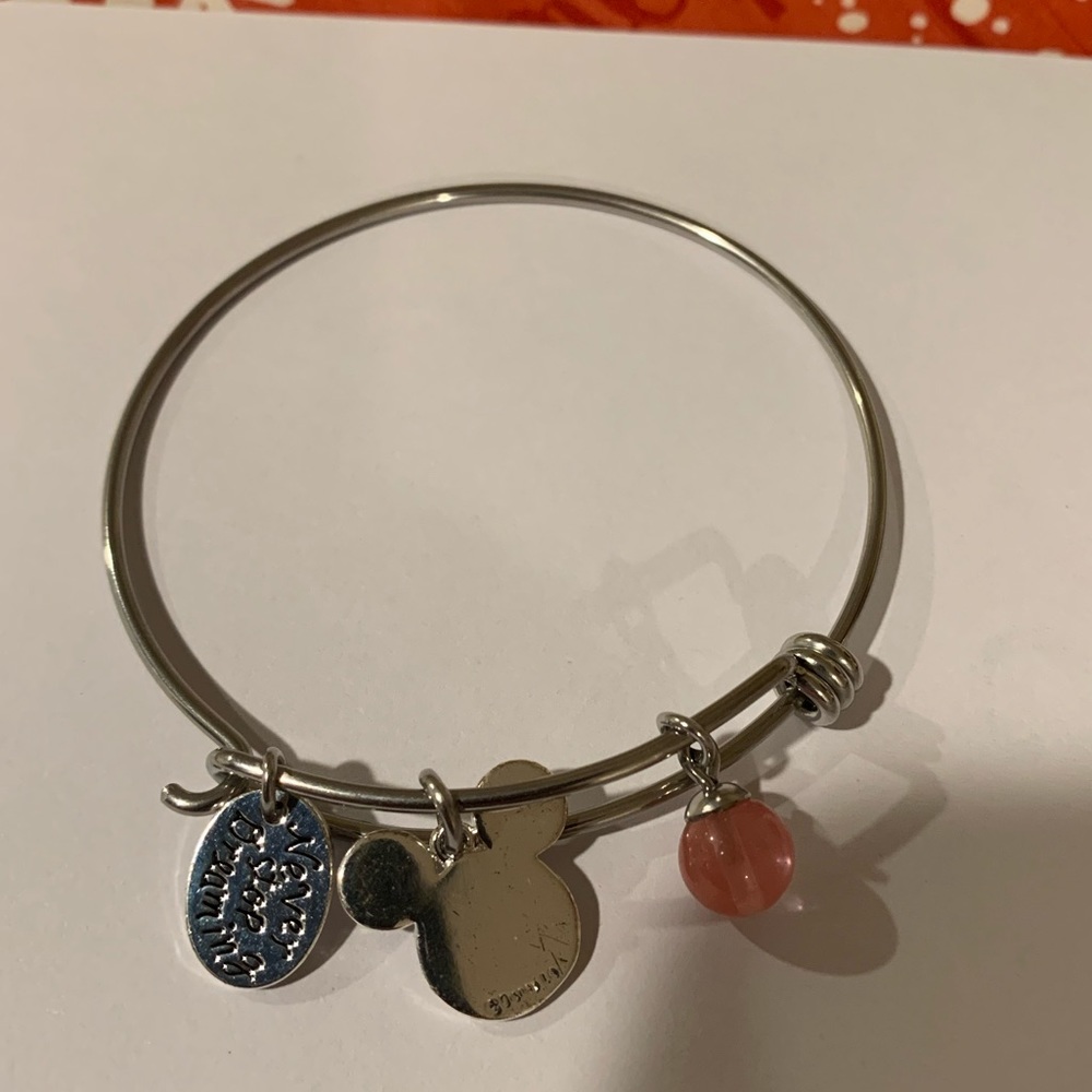 DISNEY MICKEY NEVER STOP DREAMING BANGLE BRACELET